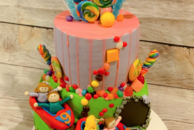 custom candy cake