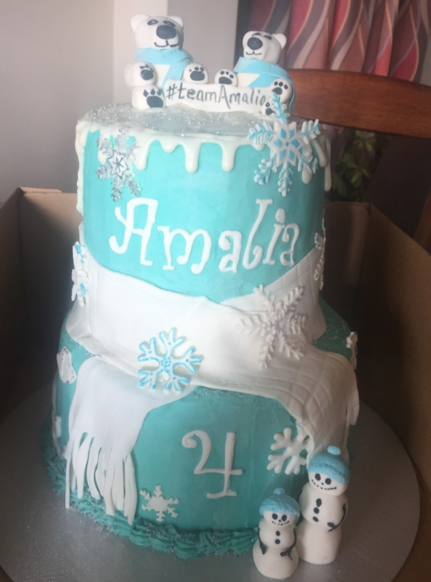 Here’s to a Winter Wonderland in May, from a talented nurse AND baker!